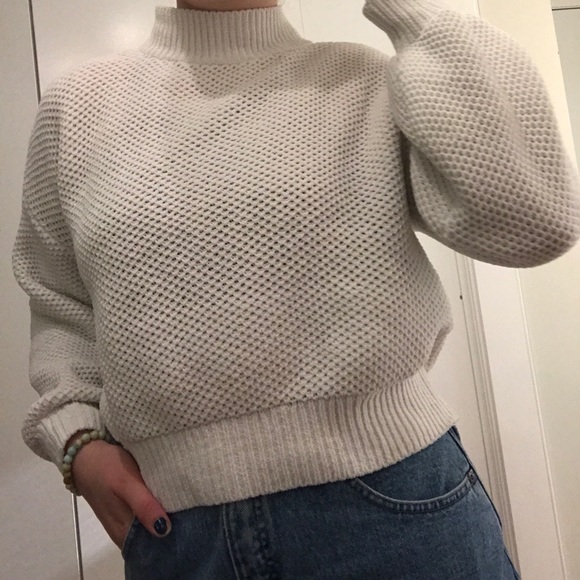 Hollister Sweaters - Mock neck, cropped sweater